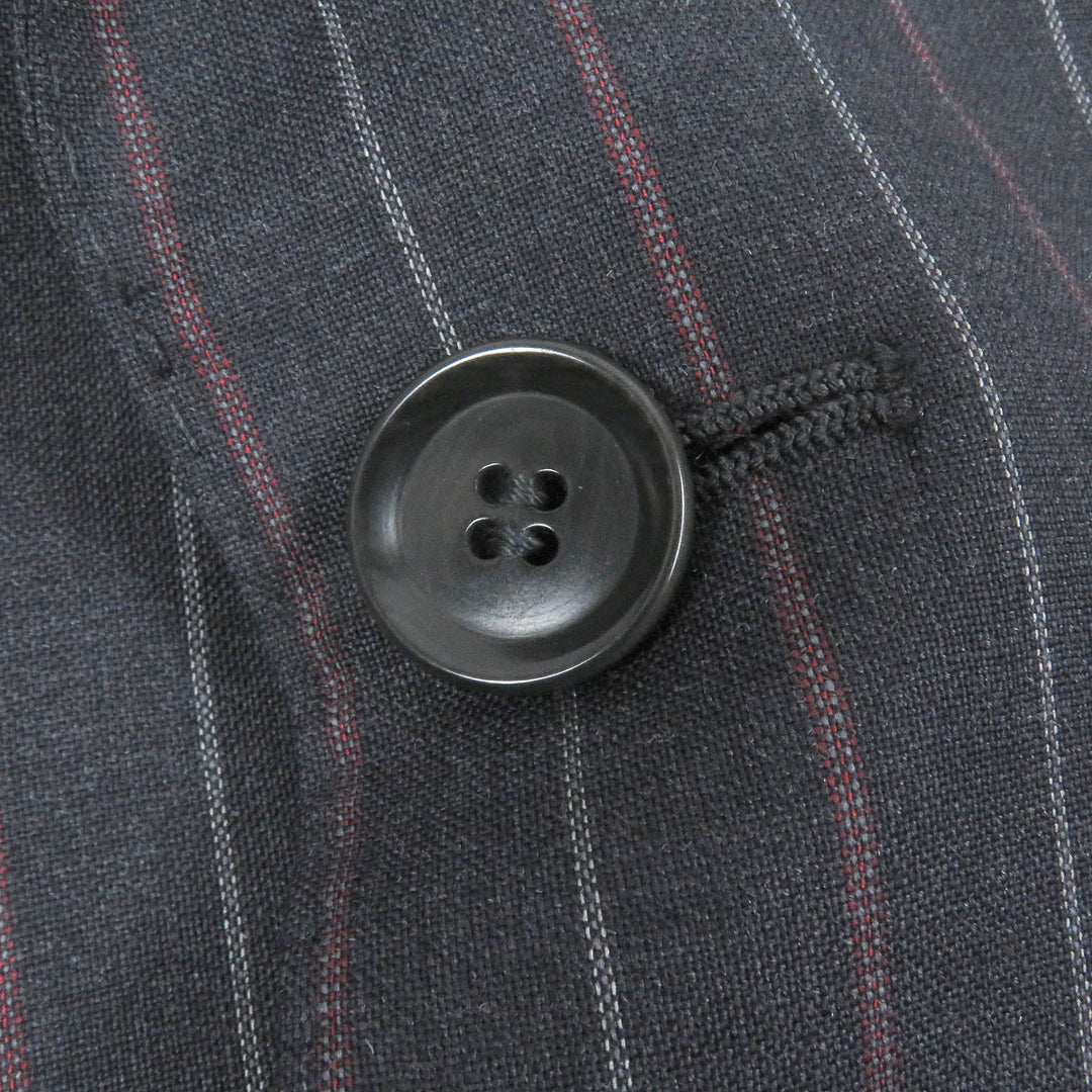 Pal Zileri suit Outer: 100% wool, Lining: 100% cupra Dark gray mens 46 Used Authentic