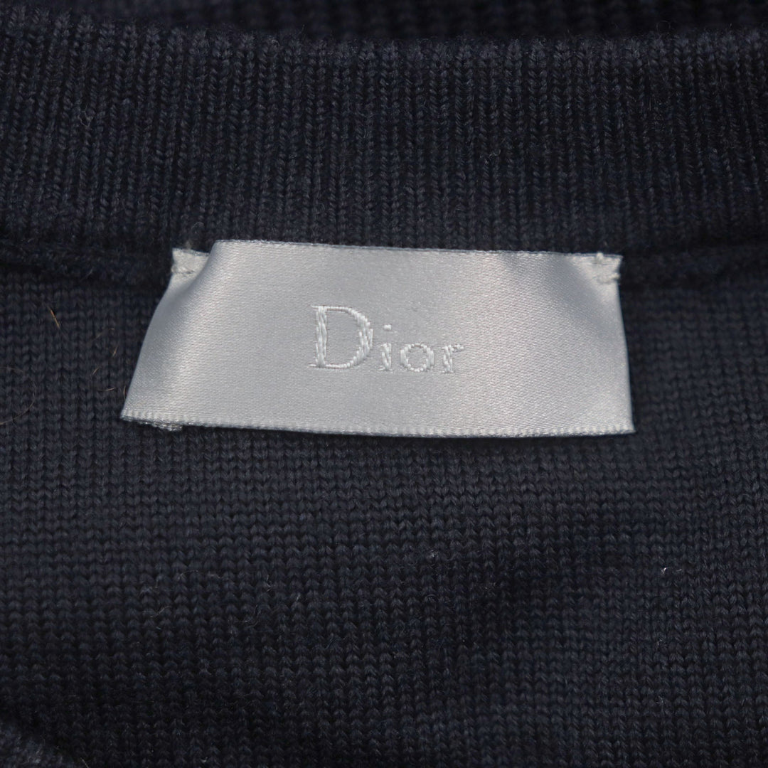 Dior HOMME sweater 963M642KT928 Main: 100% wool Dark navy mens S Used Authentic