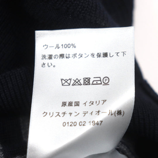 Dior HOMME sweater 963M642KT928 Main: 100% wool Dark navy mens S Used Authentic