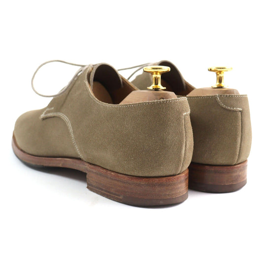 CROCKETT&JONES Leather shoes Main: Suede leather Khaki beige NEWQUAY mens 6 Used Authentic