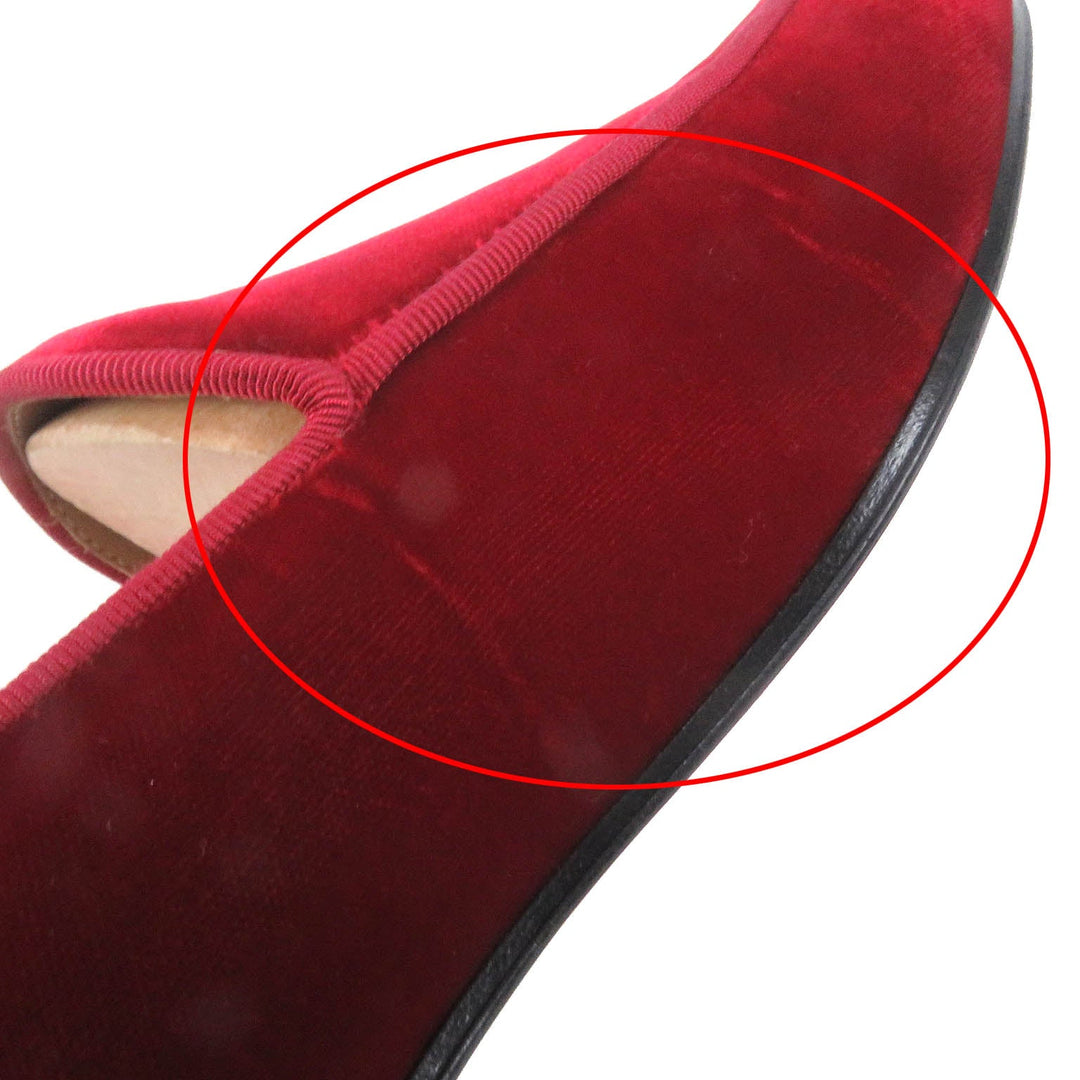 Christian Louboutin loafers Main: Velour, Main: Leather Ruby NILOU FLAT mens 42 Used Authentic
