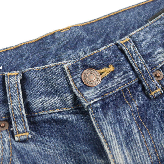CELINE Denim pants N206 930F 07UW Main: 100% cotton Indigo blue mens 28 Used Authentic