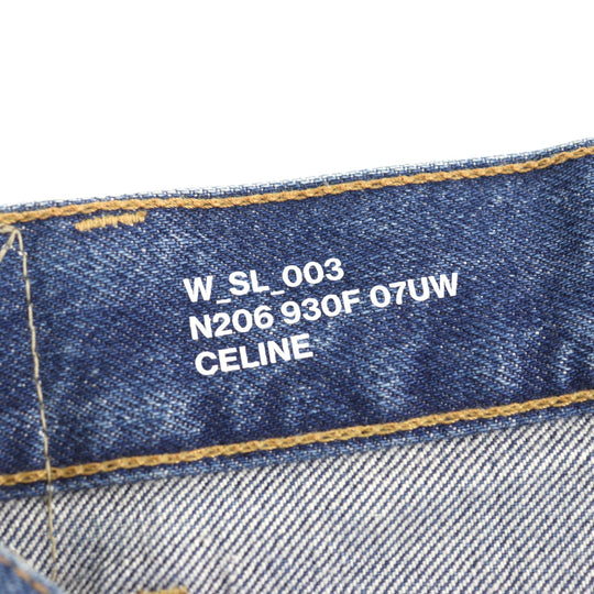 CELINE Denim pants N206 930F 07UW Main: 100% cotton Indigo blue mens 28 Used Authentic