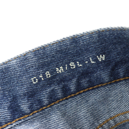 SAINT LAURENT PARIS Denim pants 597052 Main: 100% cotton, part: cowhide Light blue mens 27 Used Authentic