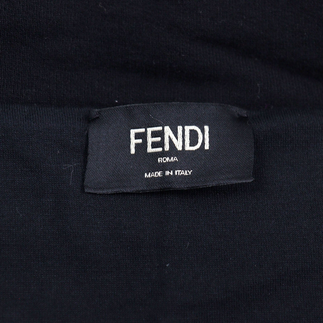 FENDI sweat FY1071 Outer: 100% cotton, Lining: 100% cotton black mens L Used Authentic