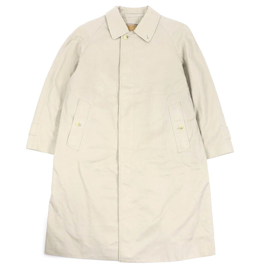 BURBERRY Stainless collar coat Outer: 55% cotton, Outer: 45% polyester, Lining: polyester, Lining: cotton, Lining: 100% wool beige mens 92 170 Used Authentic