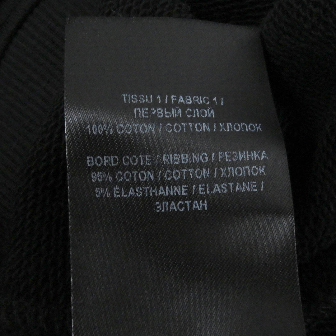 BALMAIN sweat cotton black mens S Used Authentic