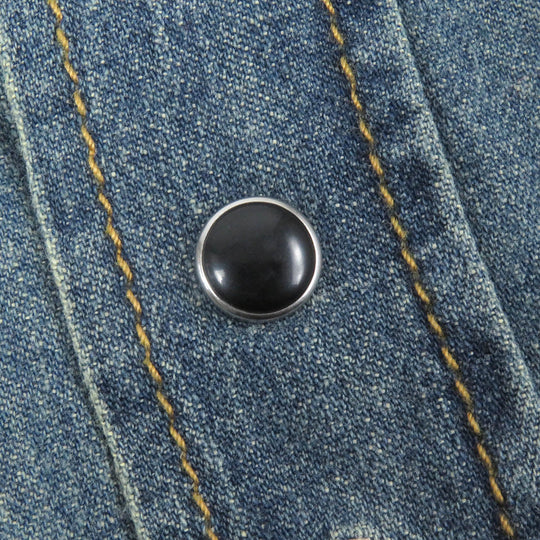 SAINT LAURENT PARIS Long sleeve shirt 530376 Main: 100% cotton Indigo blue mens XS Used Authentic