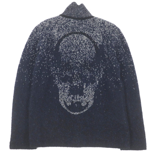 Lucien Pellat-Finet cardigan Main: 80% cashmere, Main: 20% silk Navy mens S Used Authentic