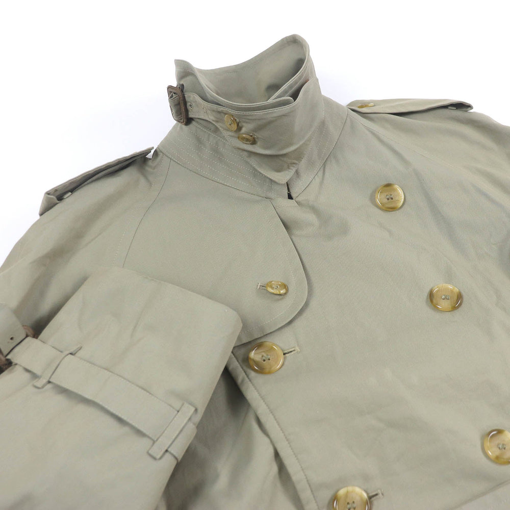 BURBERRY trench coat Main: 100% cotton iridescent mens 48 Used Authentic