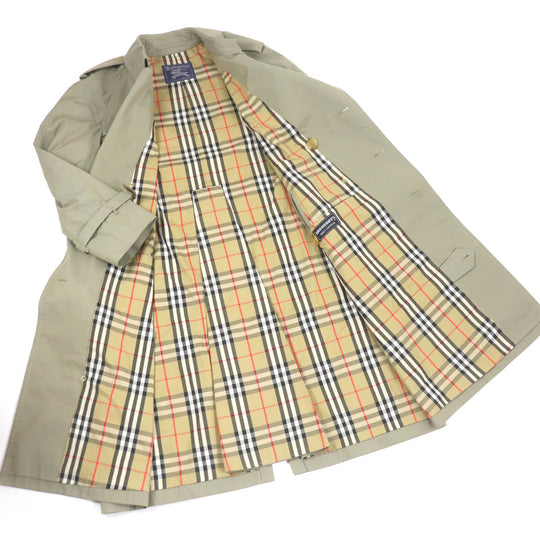 BURBERRY trench coat Main: 100% cotton iridescent mens 48 Used Authentic