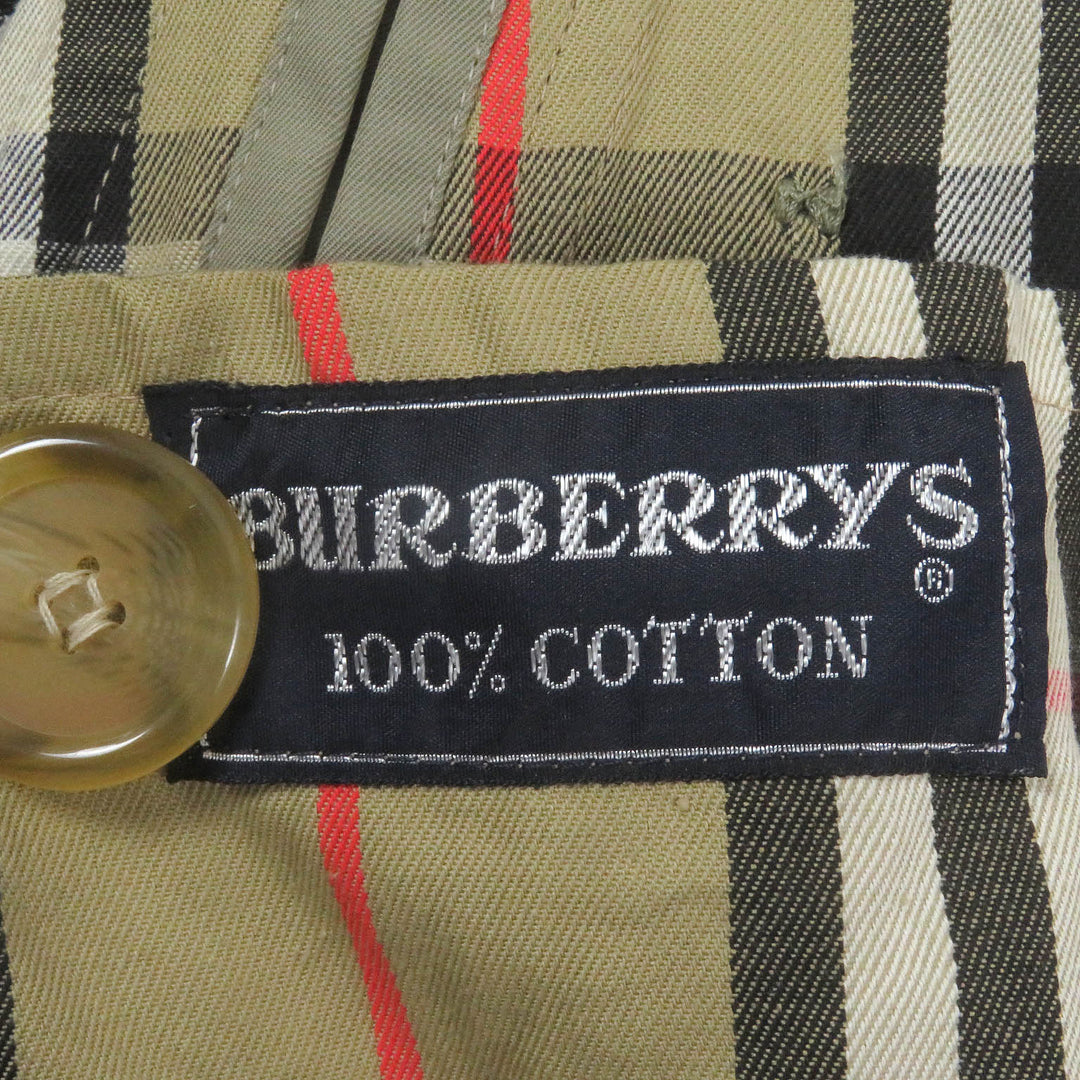 BURBERRY trench coat Main: 100% cotton iridescent mens 48 Used Authentic