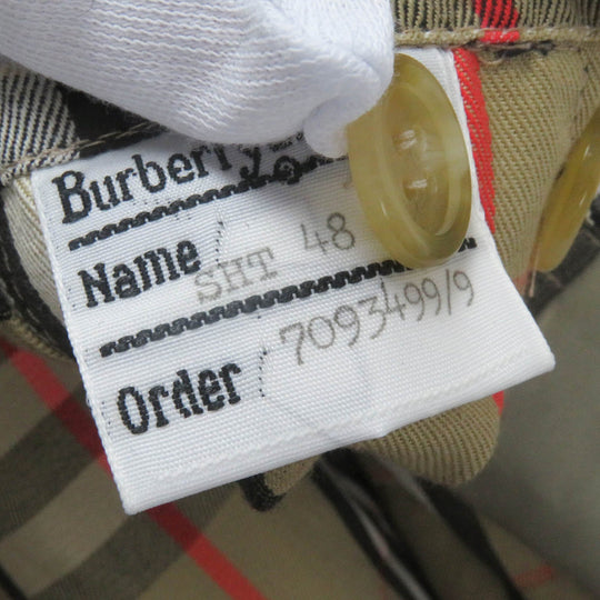BURBERRY trench coat Main: 100% cotton iridescent mens 48 Used Authentic