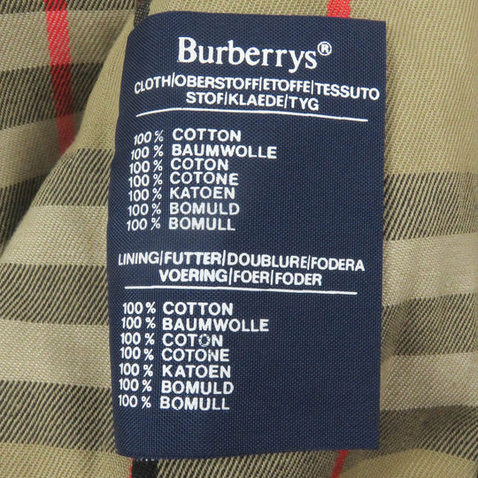 BURBERRY trench coat Main: 100% cotton iridescent mens 48 Used Authentic