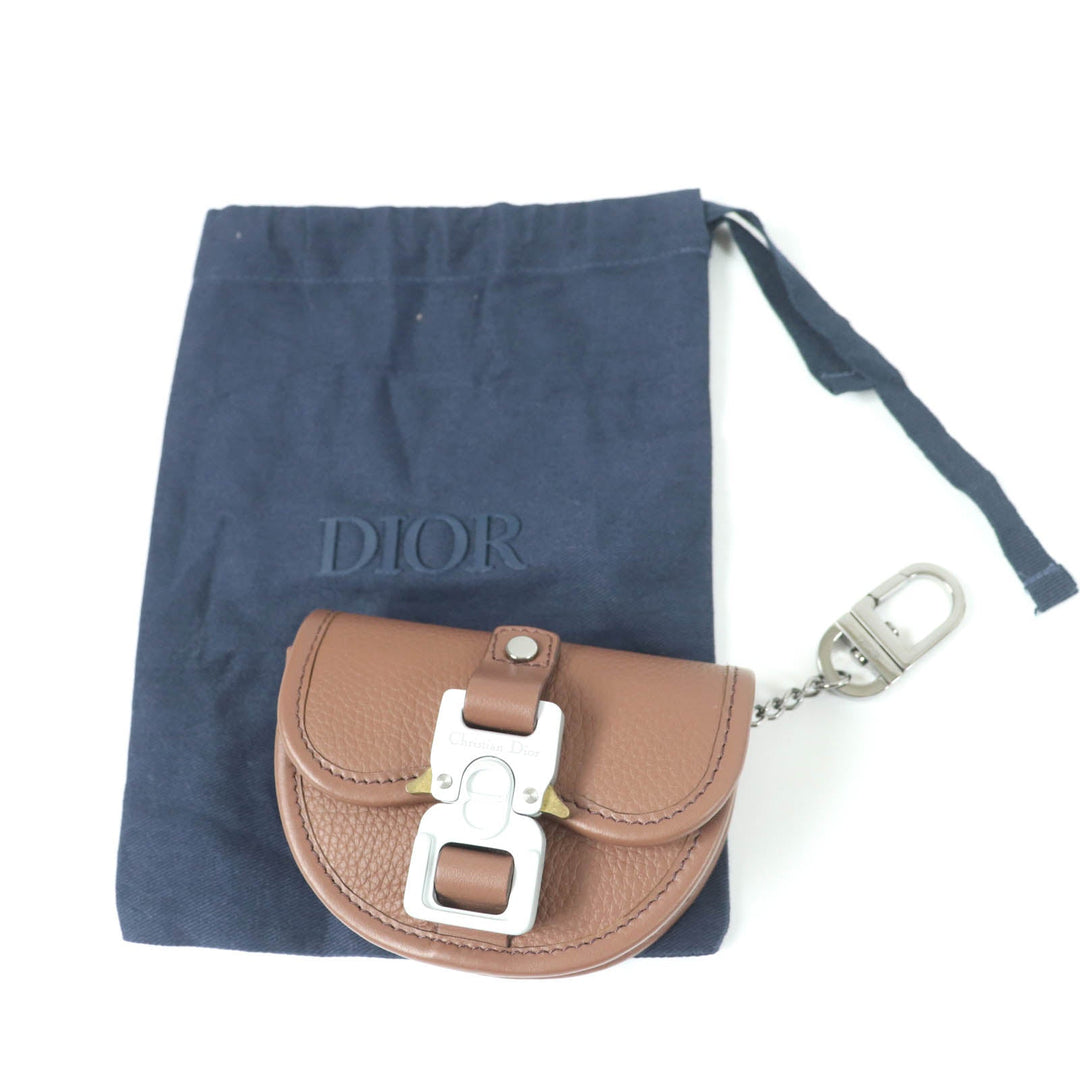 Dior HOMME Pouch 10-BO-0293 Main: Leather Brown Gallop Nano Pouch mens Used Authentic