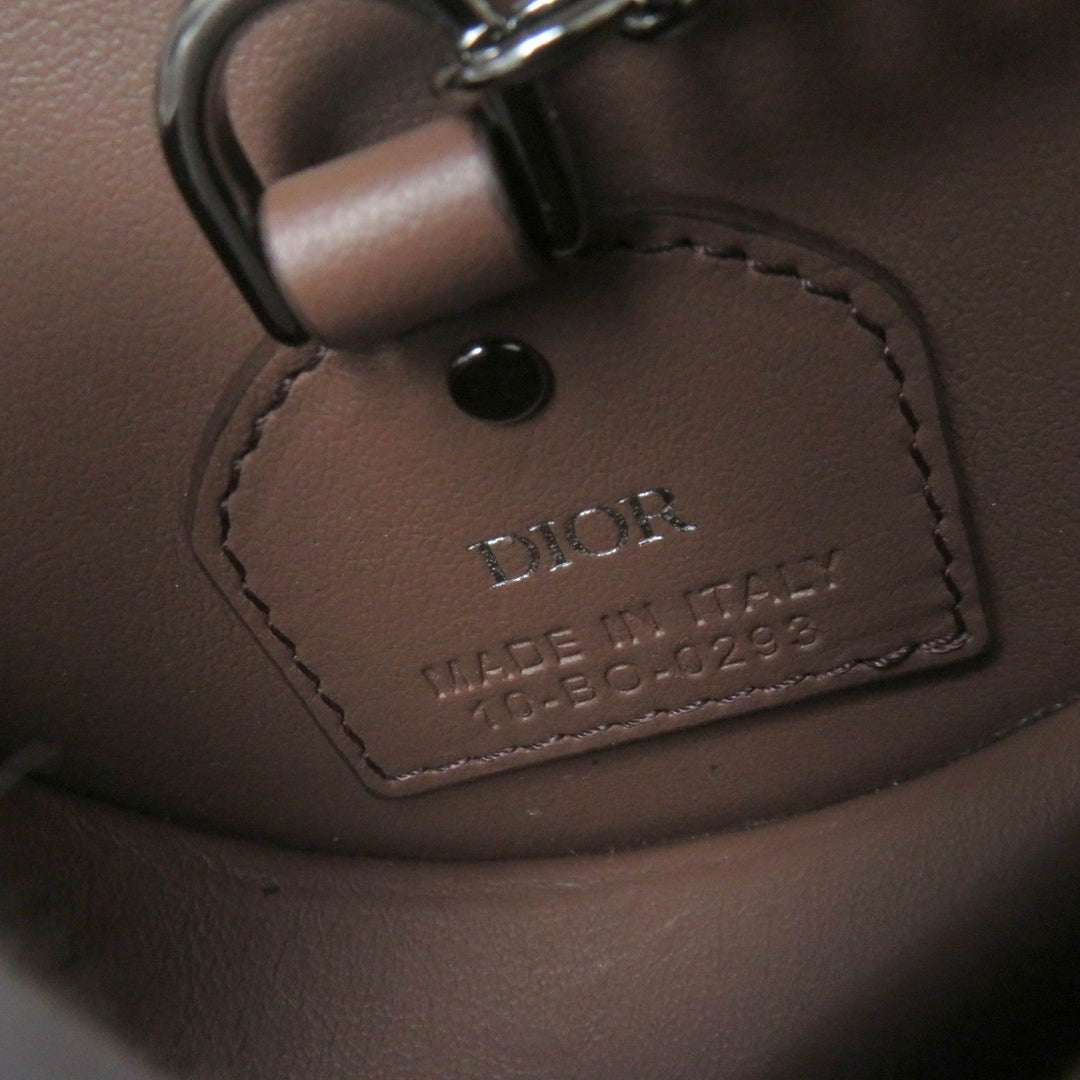 Dior HOMME Pouch 10-BO-0293 Main: Leather Brown Gallop Nano Pouch mens Used Authentic