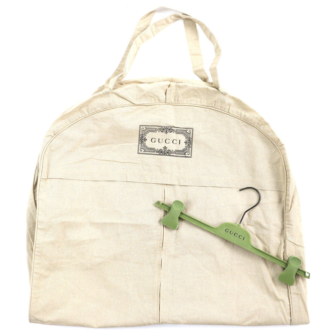 GUCCI Long skirt 760862 Main: 100% silk, Main: 62% cotton, Main: 29% wool, Main: 9% nylon, Lining: 100% rayon pink Women 42 Used Authentic