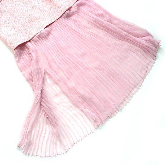 GUCCI Long skirt 760862 Main: 100% silk, Main: 62% cotton, Main: 29% wool, Main: 9% nylon, Lining: 100% rayon pink Women 42 Used Authentic