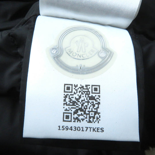MONCLER down coat Outer: 100% nylon, Part: 75% wool, Part: 25% nylon, Lining: 100% nylon, Part: 100% nylon black VIBURNUM Women 00 Used Authentic