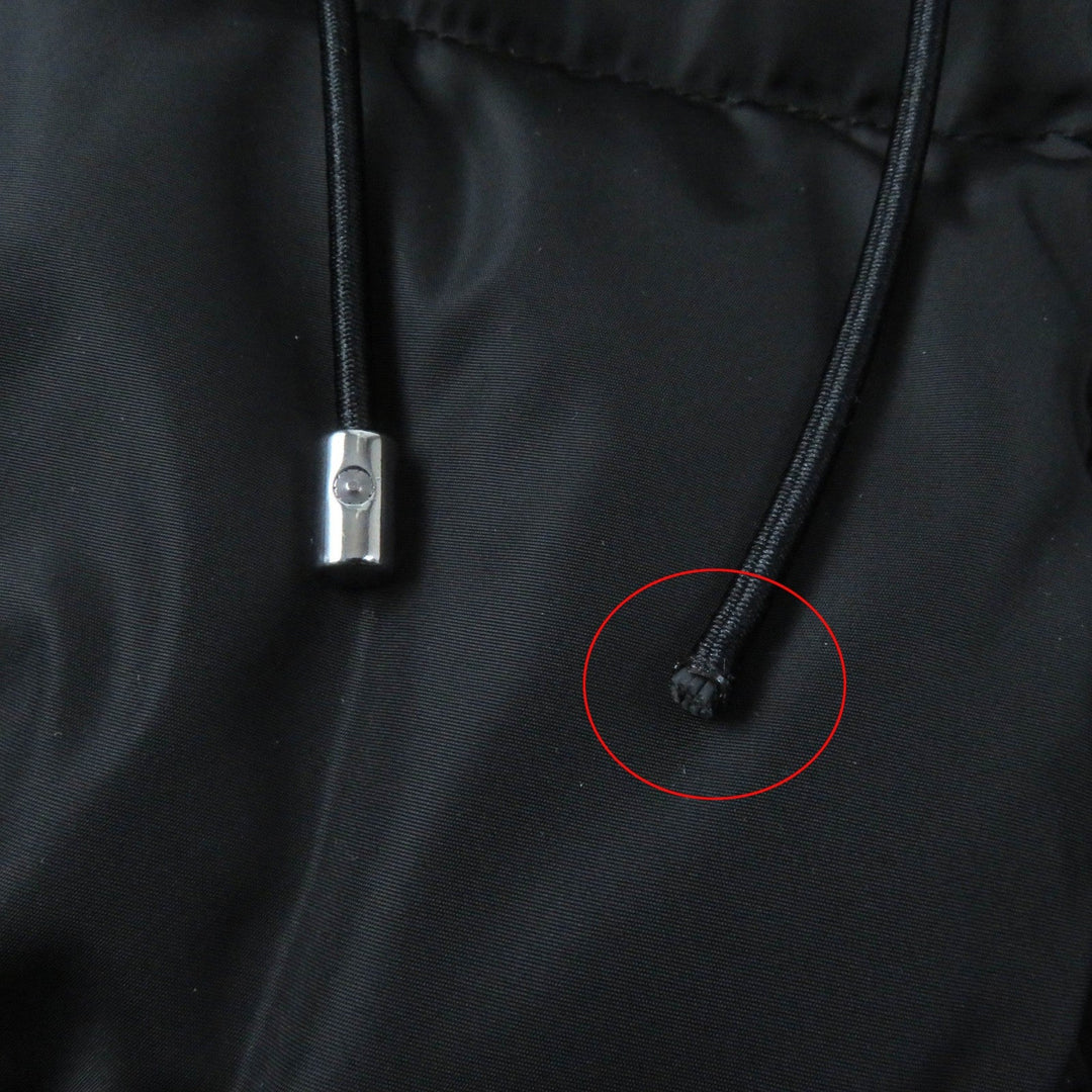 MONCLER down coat Outer: 100% nylon, Part: 75% wool, Part: 25% nylon, Lining: 100% nylon, Part: 100% nylon black VIBURNUM Women 00 Used Authentic