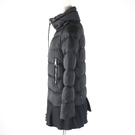 MONCLER down coat Outer: 100% nylon, Part: 75% wool, Part: 25% nylon, Lining: 100% nylon, Part: 100% nylon black VIBURNUM Women 00 Used Authentic