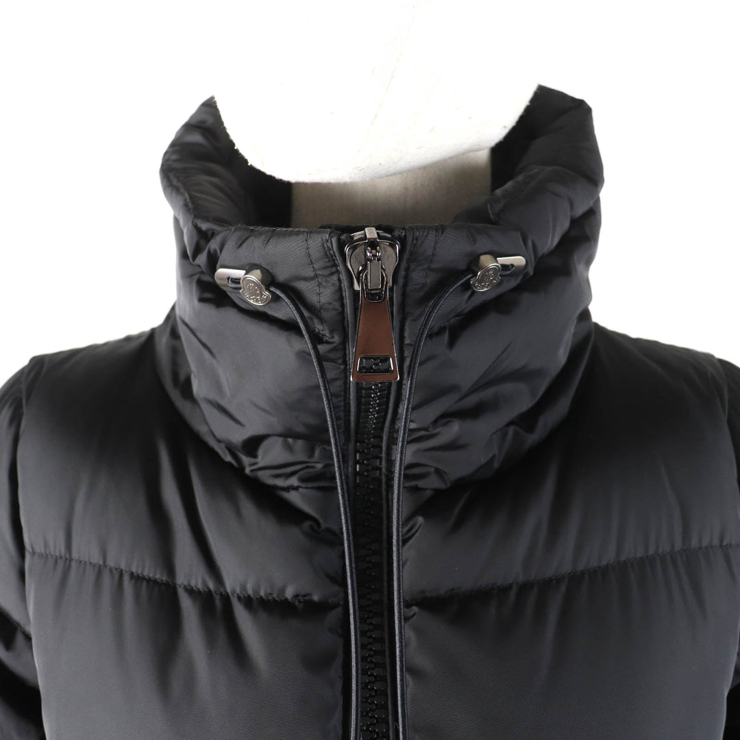 MONCLER down coat Outer: 100% nylon, Part: 75% wool, Part: 25% nylon, Lining: 100% nylon, Part: 100% nylon black VIBURNUM Women 00 Used Authentic