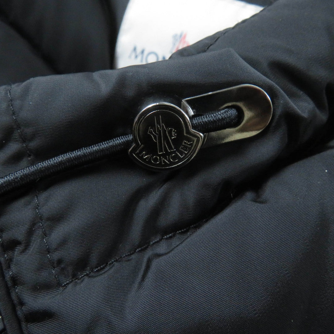 MONCLER down coat Outer: 100% nylon, Part: 75% wool, Part: 25% nylon, Lining: 100% nylon, Part: 100% nylon black VIBURNUM Women 00 Used Authentic