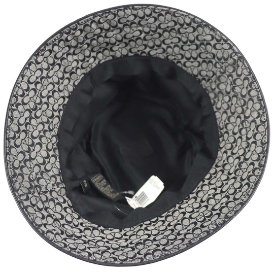 COACH hat 2793 Outer: 70% polyester, Outer: 30% cotton, Lining: 100% polyester Black Grey Women Used Authentic