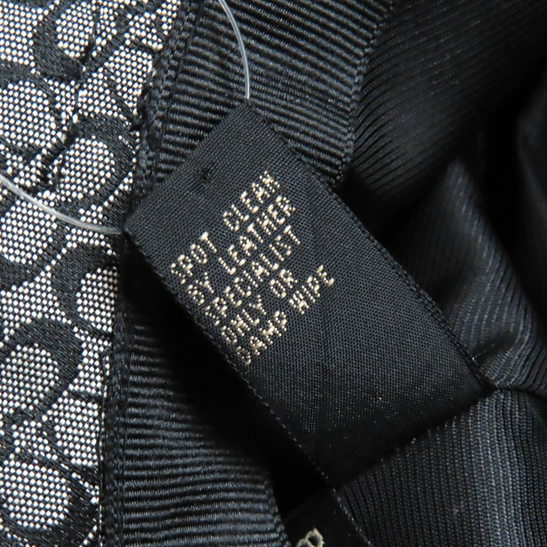 COACH hat 2793 Outer: 70% polyester, Outer: 30% cotton, Lining: 100% polyester Black Grey Women Used Authentic