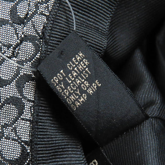 COACH hat 2793 Outer: 70% polyester, Outer: 30% cotton, Lining: 100% polyester Black Grey Women Used Authentic