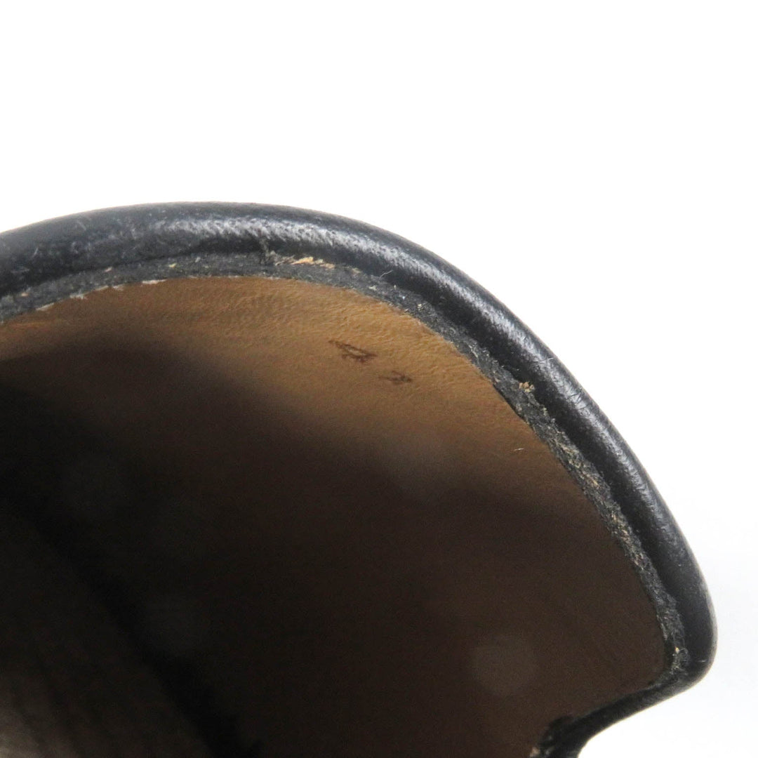 Christian Louboutin Slip-on Main: Suede leather black mens 41 Used Authentic