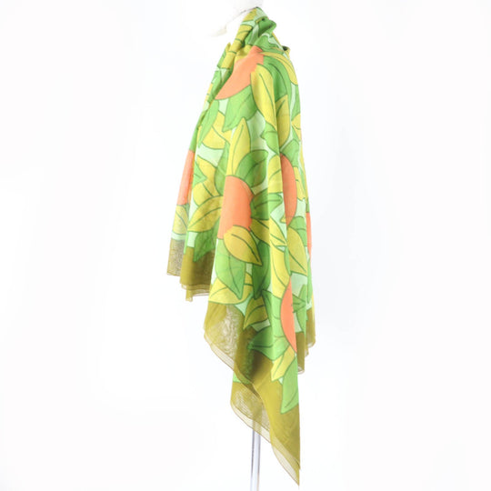 HERMES scarf Main: 100% cotton multicolor Women Used Authentic
