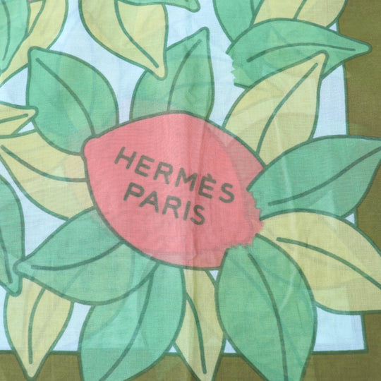 HERMES scarf Main: 100% cotton multicolor Women Used Authentic