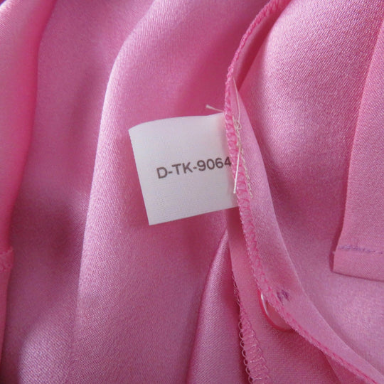 CHANEL Long sleeve shirt silk pink No size listed