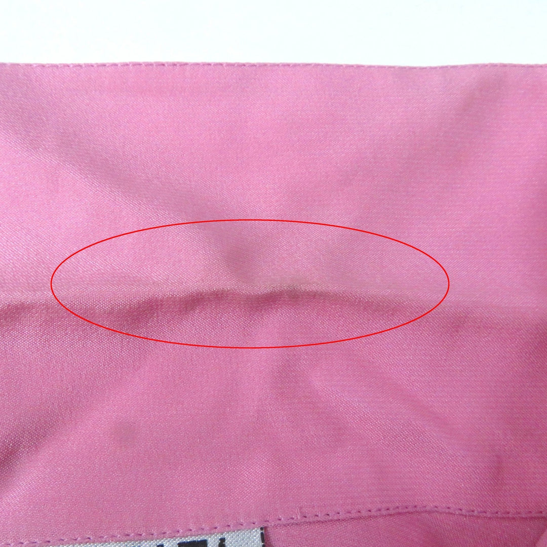 CHANEL Long sleeve shirt silk pink No size listed