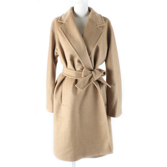 MAX MARA coat 108611730 Outer: 100% camel, Lining: 100% viscose (rayon) Camel Women 44 Used Authentic