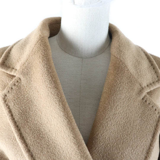 MAX MARA coat 108611730 Outer: 100% camel, Lining: 100% viscose (rayon) Camel Women 44 Used Authentic