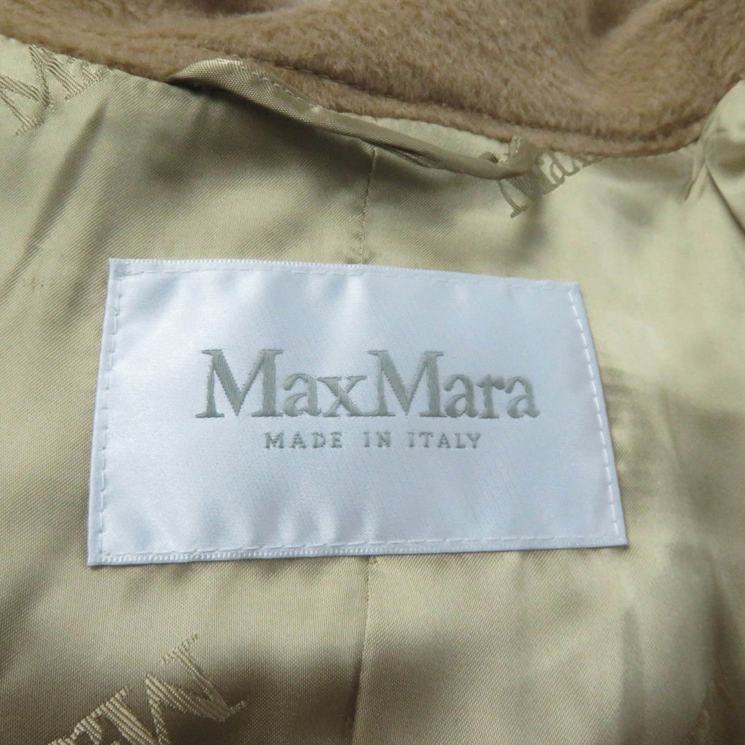 MAX MARA coat 108611730 Outer: 100% camel, Lining: 100% viscose (rayon) Camel Women 44 Used Authentic