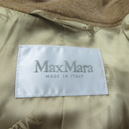 MAX MARA coat 108611730 Outer: 100% camel, Lining: 100% viscose (rayon) Camel Women 44 Used Authentic