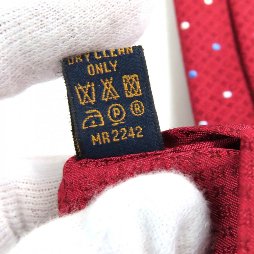 LOUIS VUITTON tie M77726 silk Red type