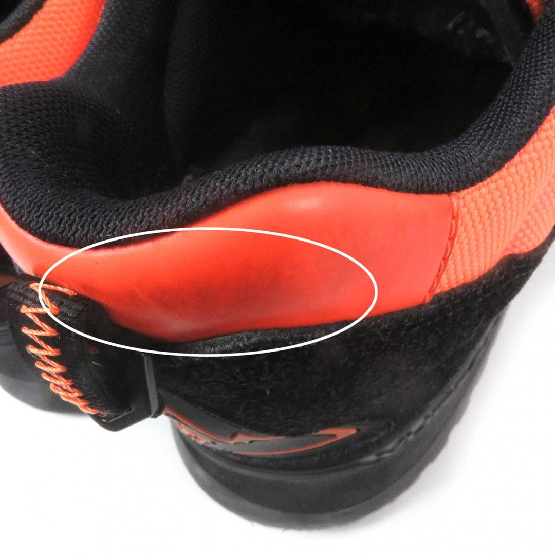 LOUIS VUITTON sneakers 1A5HDC Main: Mesh, Part: Suede leather Black orange LV Hiking Line mens 7 Used Authentic