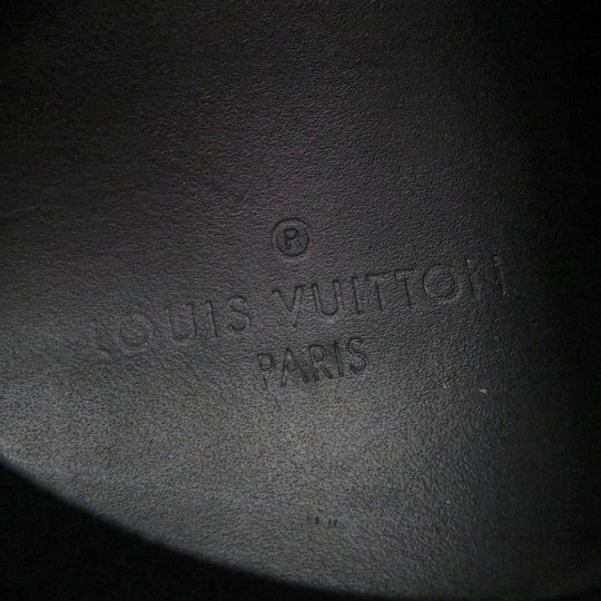 LOUIS VUITTON sneakers 1A5HDC Main: Mesh, Part: Suede leather Black orange LV Hiking Line mens 7 Used Authentic