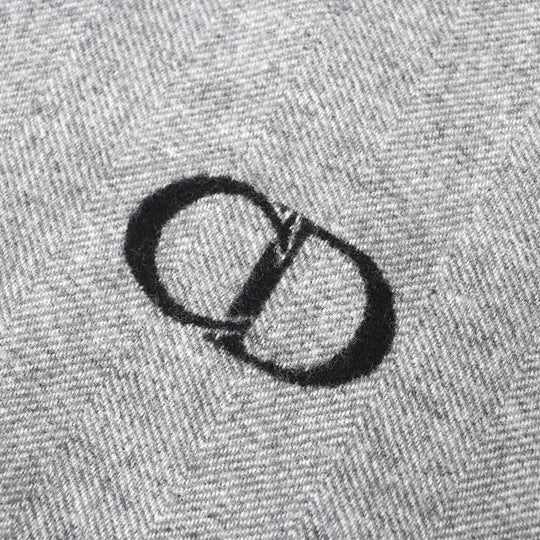 Dior HOMME Stall 01E0007A0327 Main: 70% wool, Main: 30% cashmere Gray black mens Used Authentic