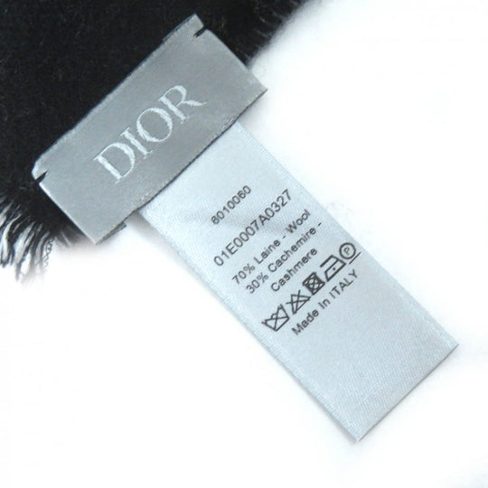Dior HOMME Stall 01E0007A0327 Main: 70% wool, Main: 30% cashmere Gray black mens Used Authentic