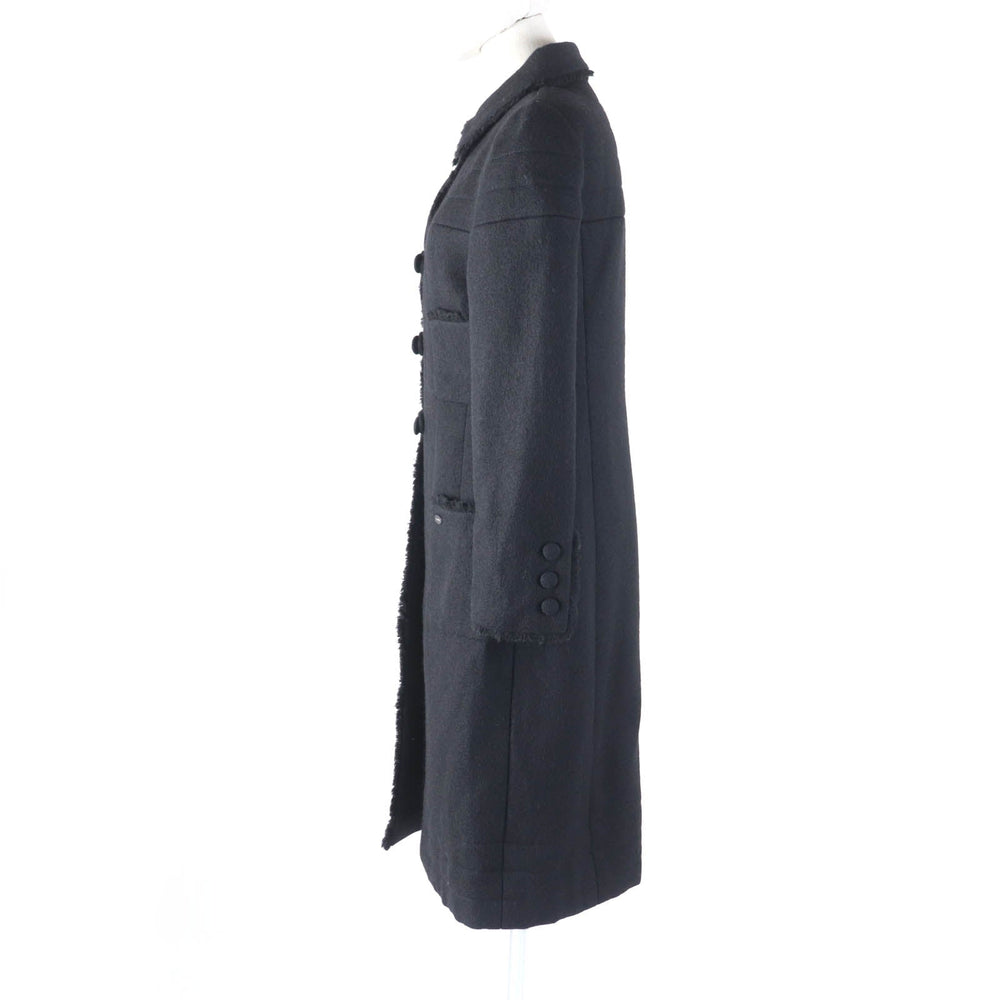 CHANEL coat P28956 06A Outer: 100% wool, Lining: 100% silk black Women 36 Used Authentic
