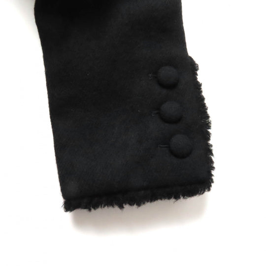 CHANEL coat P28956 06A Outer: 100% wool, Lining: 100% silk black Women 36 Used Authentic