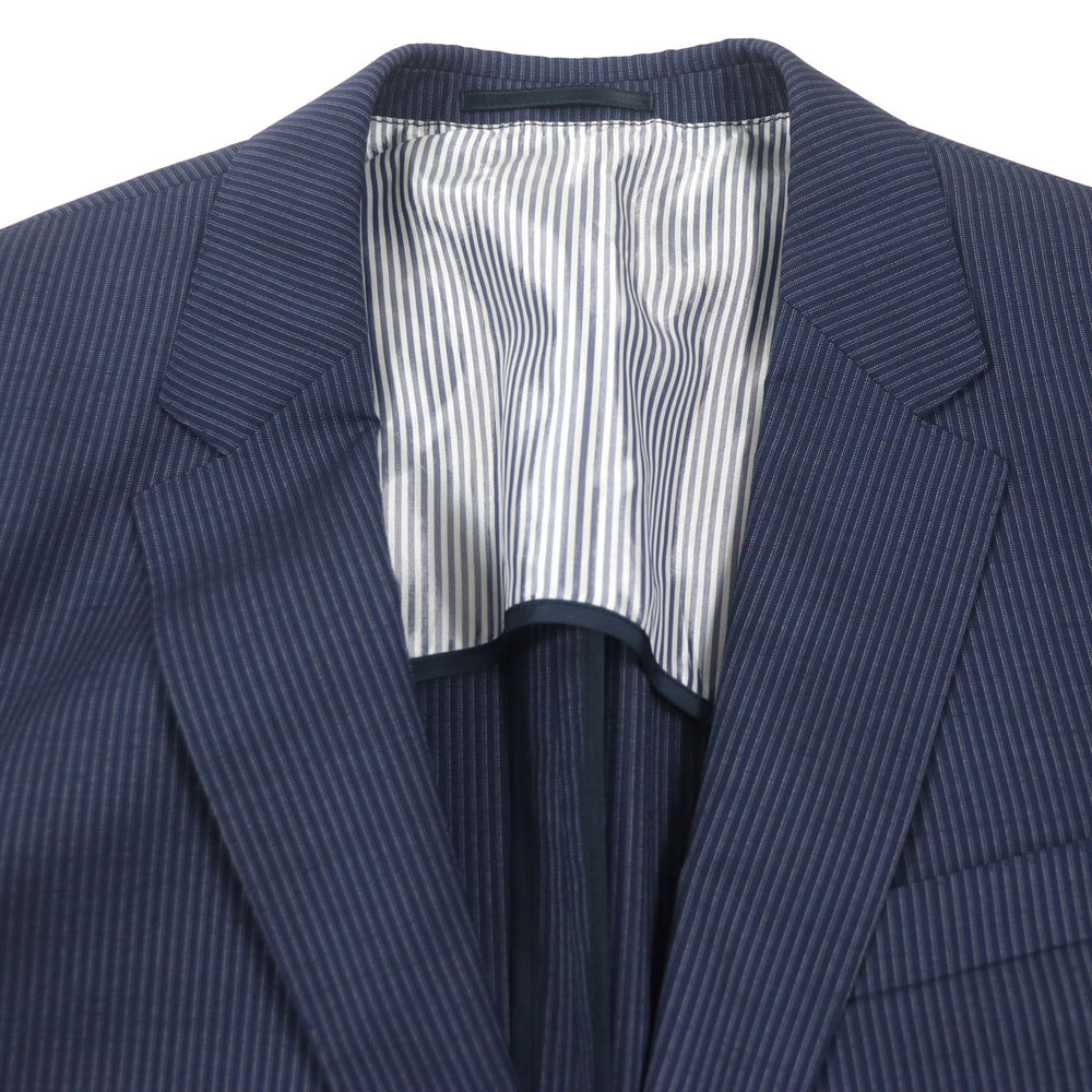 HUGO BOSS setup Outer: 100% wool, Lining: 54% acetate, Lining: 46% rayon, Sleeve lining: 51% rayon, Sleeve lining: 49% acetate Navy mens 52 Used Authentic