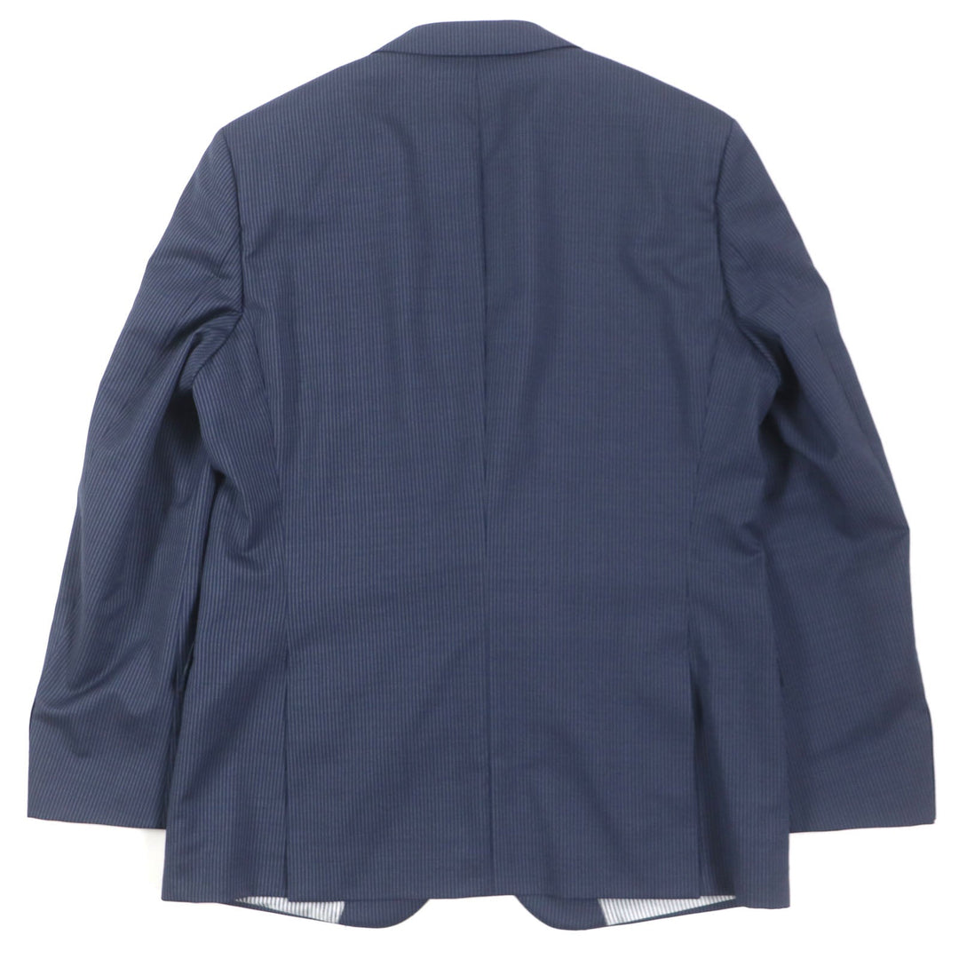 HUGO BOSS setup Outer: 100% wool, Lining: 54% acetate, Lining: 46% rayon, Sleeve lining: 51% rayon, Sleeve lining: 49% acetate Navy mens 52 Used Authentic
