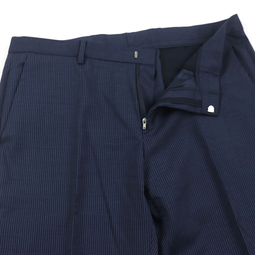 HUGO BOSS setup Outer: 100% wool, Lining: 54% acetate, Lining: 46% rayon, Sleeve lining: 51% rayon, Sleeve lining: 49% acetate Navy mens 52 Used Authentic