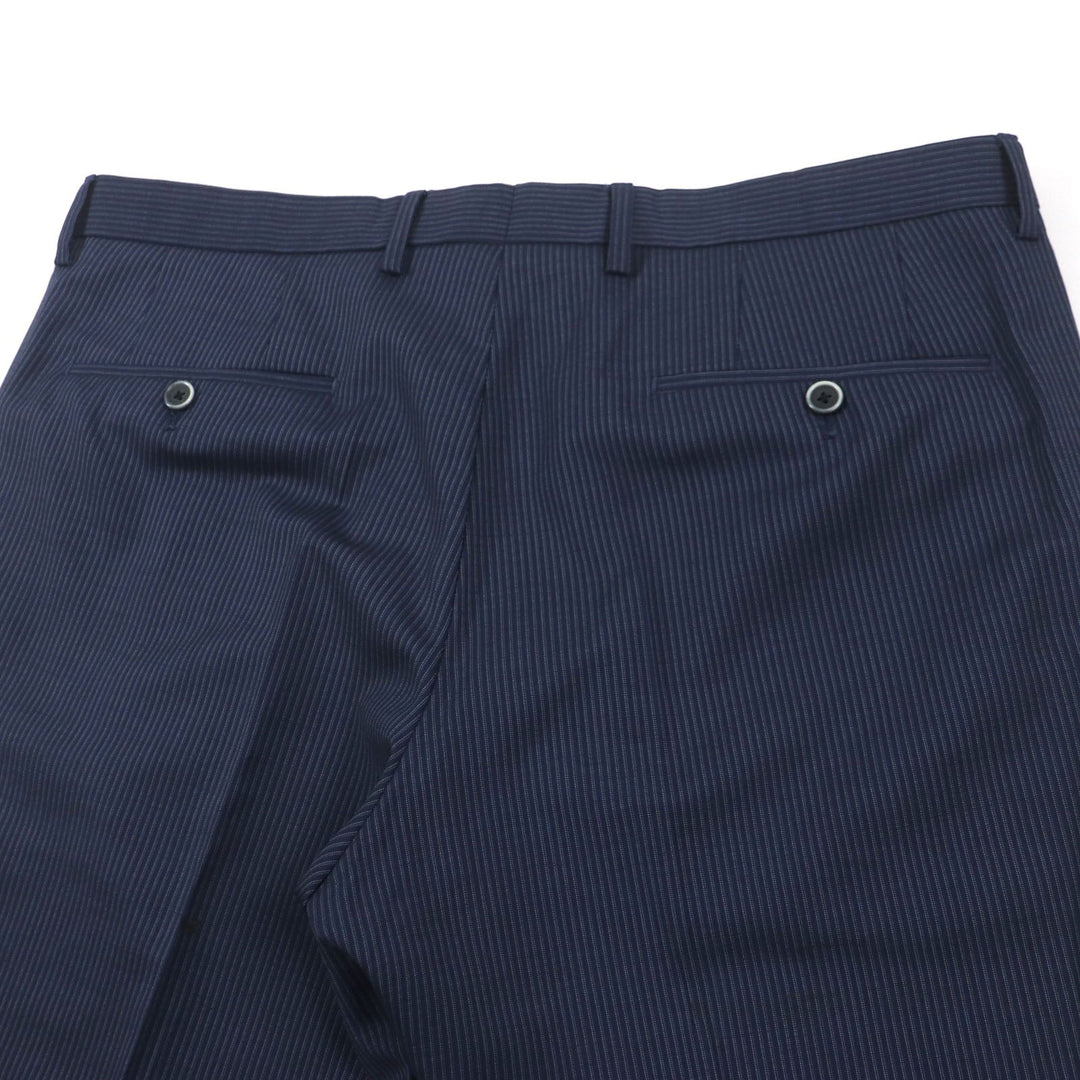 HUGO BOSS setup Outer: 100% wool, Lining: 54% acetate, Lining: 46% rayon, Sleeve lining: 51% rayon, Sleeve lining: 49% acetate Navy mens 52 Used Authentic